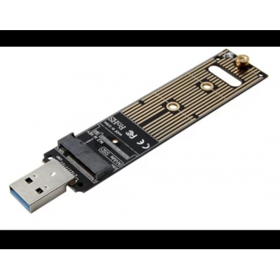 Carte de convertisseur d'adaptateur mobile M.2 NVME vers USB 3.0 prise en charge de l'interface M.2 PCI-E (Key-M)