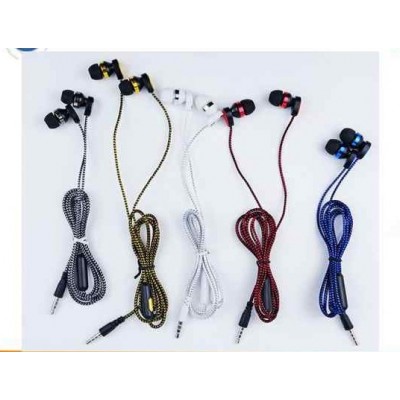 fashionable wired HiFi earphone 3.5mm in-ear sports earbuds sports gaming headset mp3 with microphone