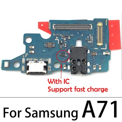 100% Original Charging Port, Flexible Cable for Samsung A71